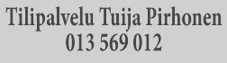 Tilipalvelu Tuija Pirhonen logo